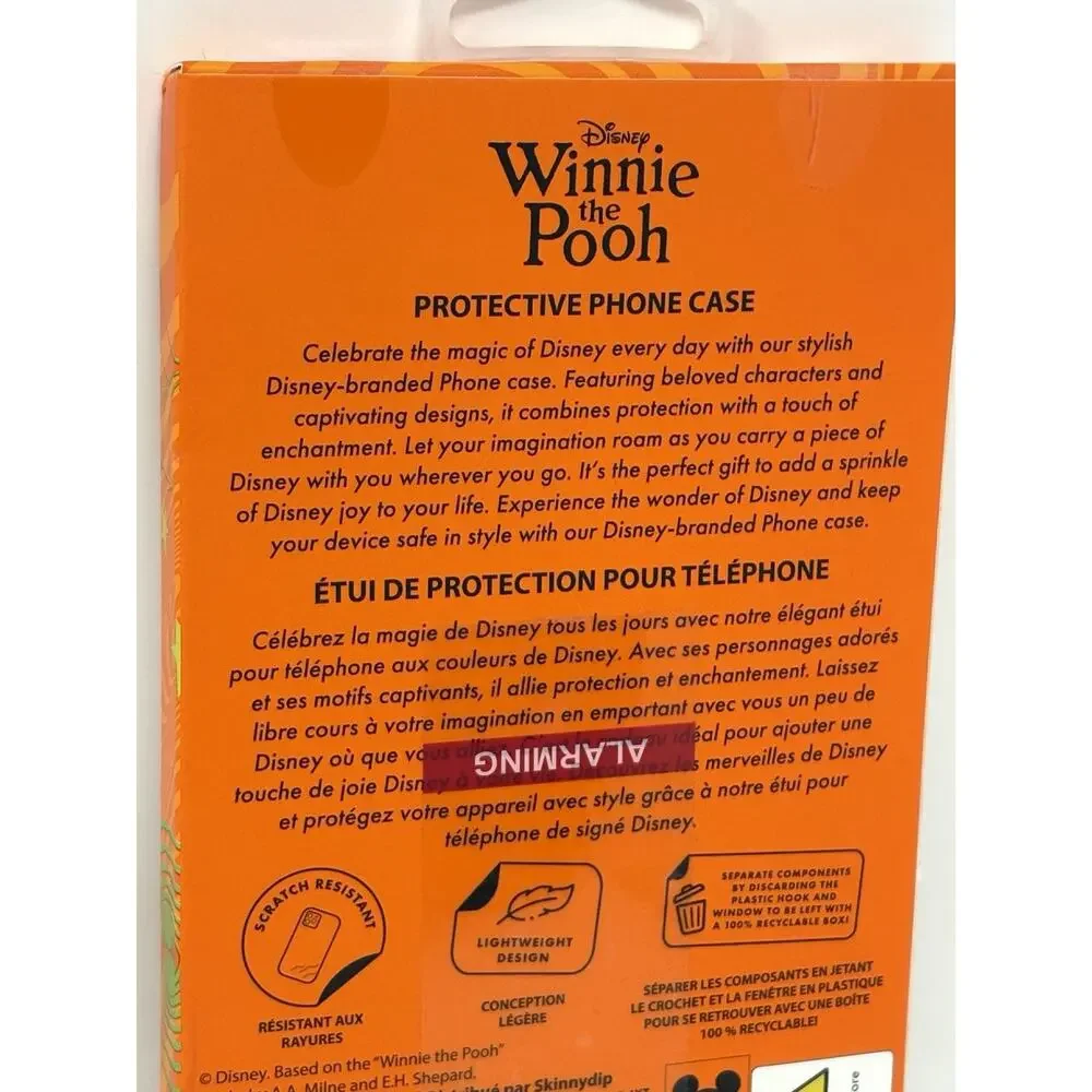Disney Winnie the Pooh Halloween iPhone 13 / 14 / 15 Case Skinny Dip Glitter NIB